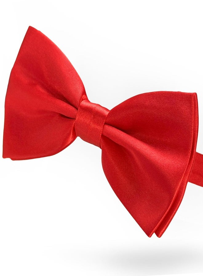 Koolmox KOOMOX Red Bow for Dog, Adjustable Dog Bow Tie Collar for Medium and Large Dogs Cats Pets Wedding Birthday Graduation Christmas Holiday Homecoming Costumes, 1 Piece Red - Image 1